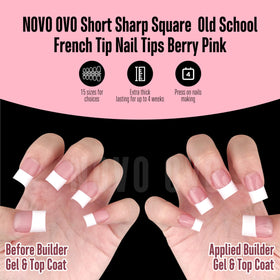 NOVO OVO pack showing 15 sizes to fit diverse nails.
