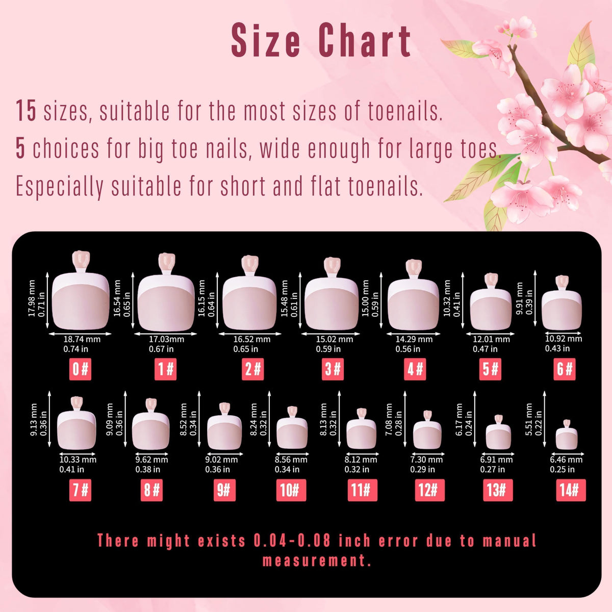 NOVO OVO fifteen toe sizes ensure precise toe fit