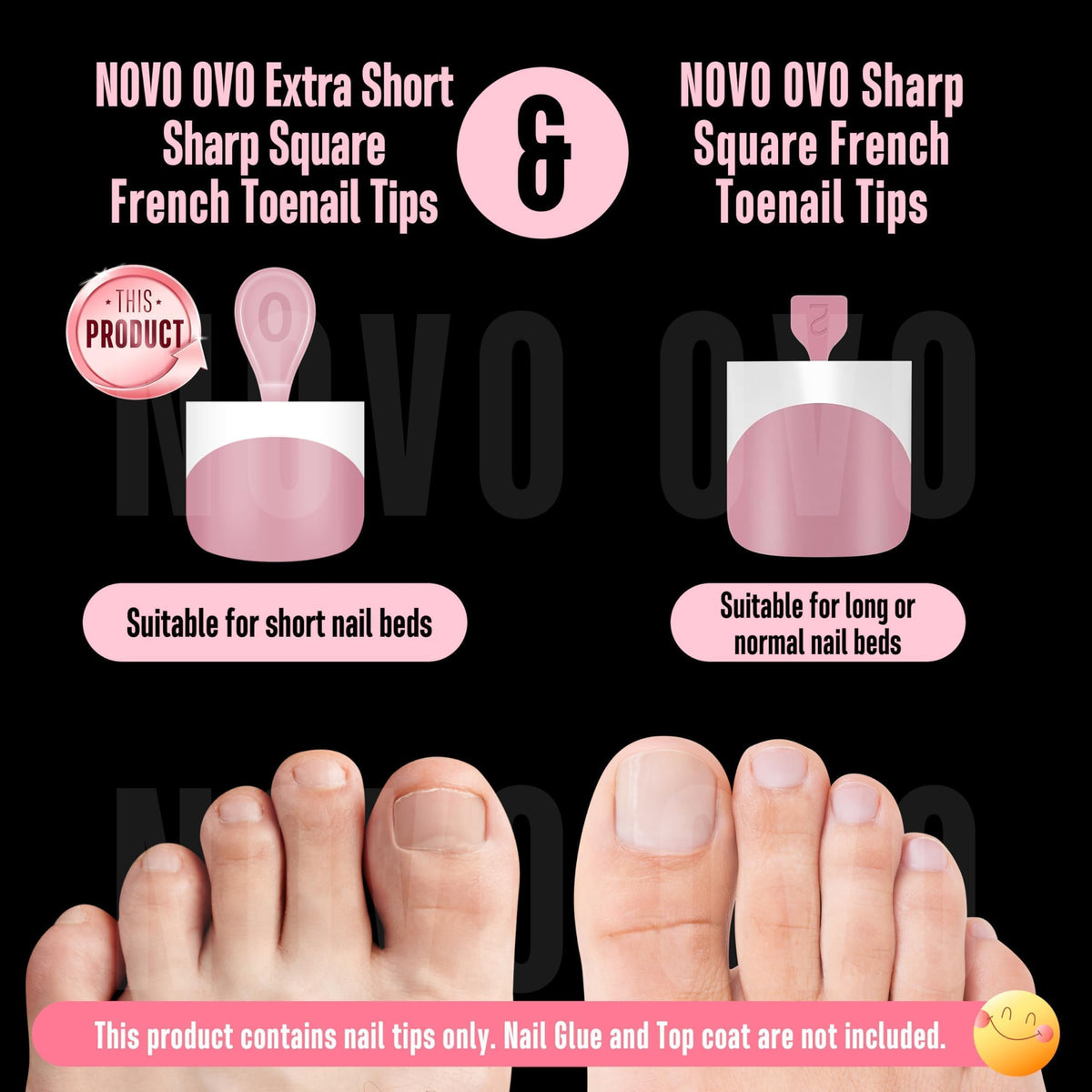 NOVO OVO enlarged handle for easier placement during DIY pedicures