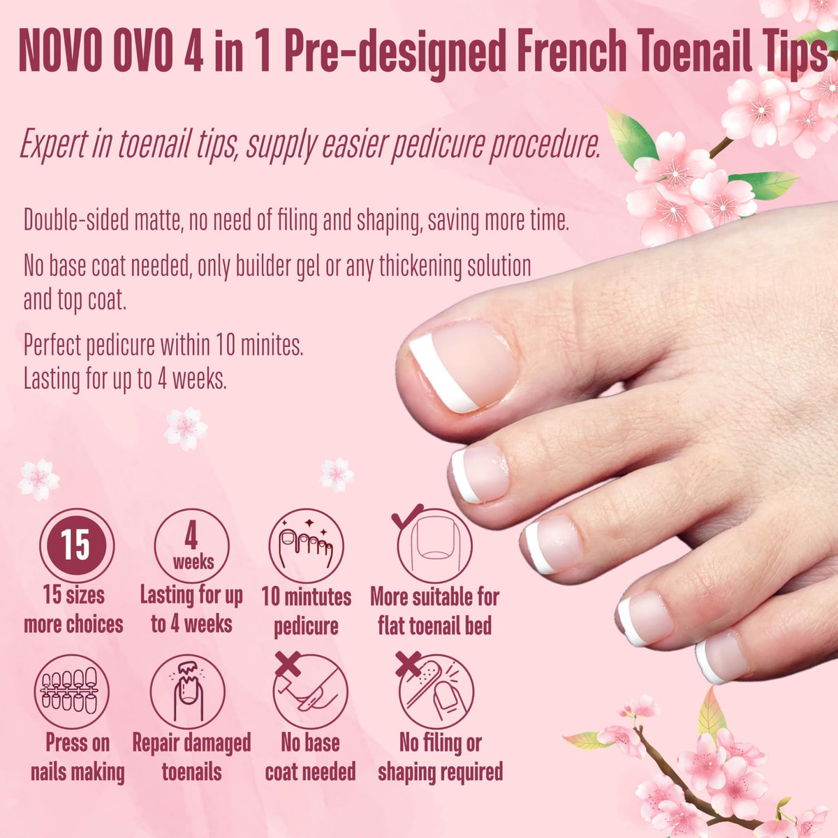 NOVO OVO ergonomic soft-gel toe tips for comfortable wear