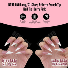NOVO OVO extra-long tips measure up to 1.37 inches for bold shapes