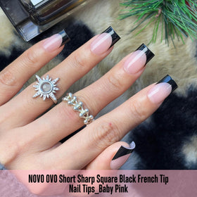 NOVO OVO 15-size tips fit broad to petite nails for a seamless look