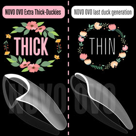 NOVO OVO full-cover press-on nail tips designed for quick, secure adhesion.