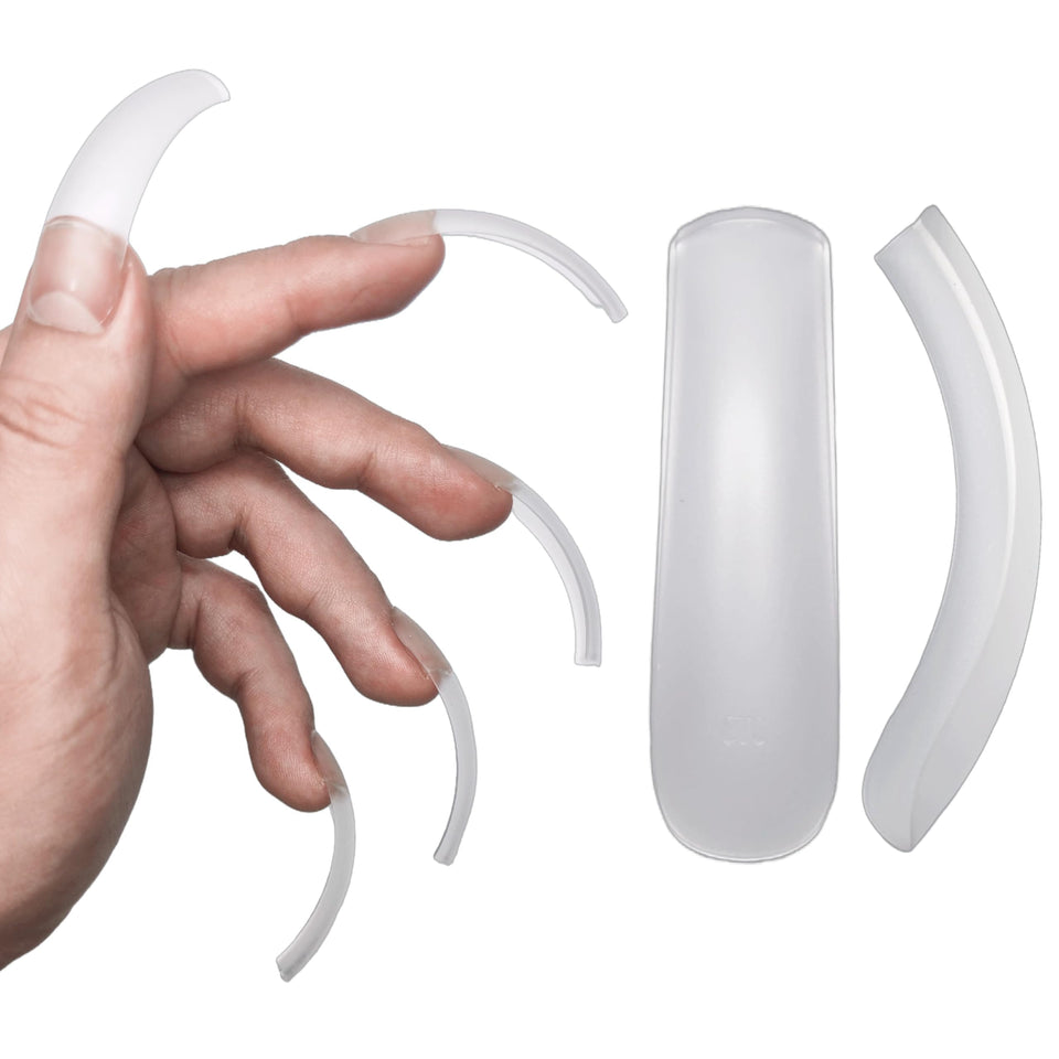 NOVO OVO hawk-curved nail tips deliver fast, flawless press-on manicures.