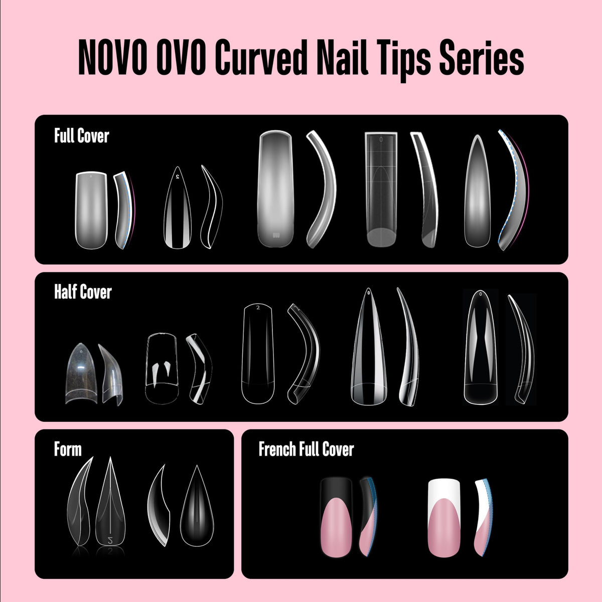 NOVO OVO nail tips make a stylish gift for holidays and events