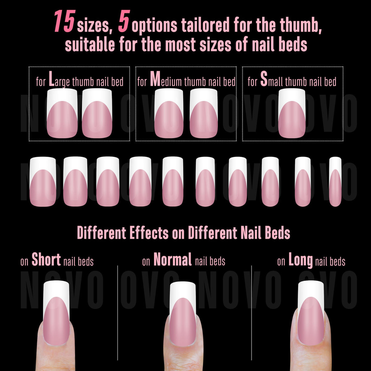 Pre-designed pattern speeds up DIY manicures with NOVO OVO tips