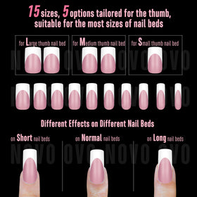 Pre-designed pattern speeds up DIY manicures with NOVO OVO tips