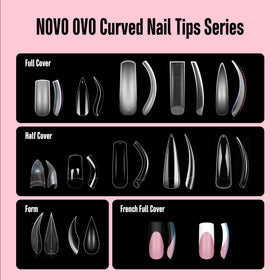 NOVO OVO long XL XXL curved tips, adjustable length