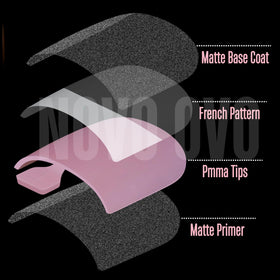 NOVO OVO matte surface design ideal for nail art and rhinestones
