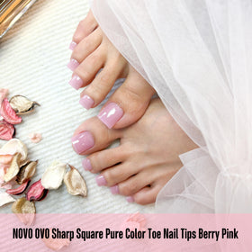 NOVO OVO PMMA soft gel close-up showing thin cuticle thick edge design