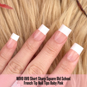NOVO OVO pre-filed cuticle end enables smooth, filing-free application.
