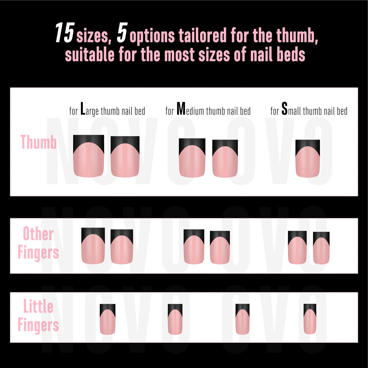 NOVO OVO pre-filed cuticle end saves prep time