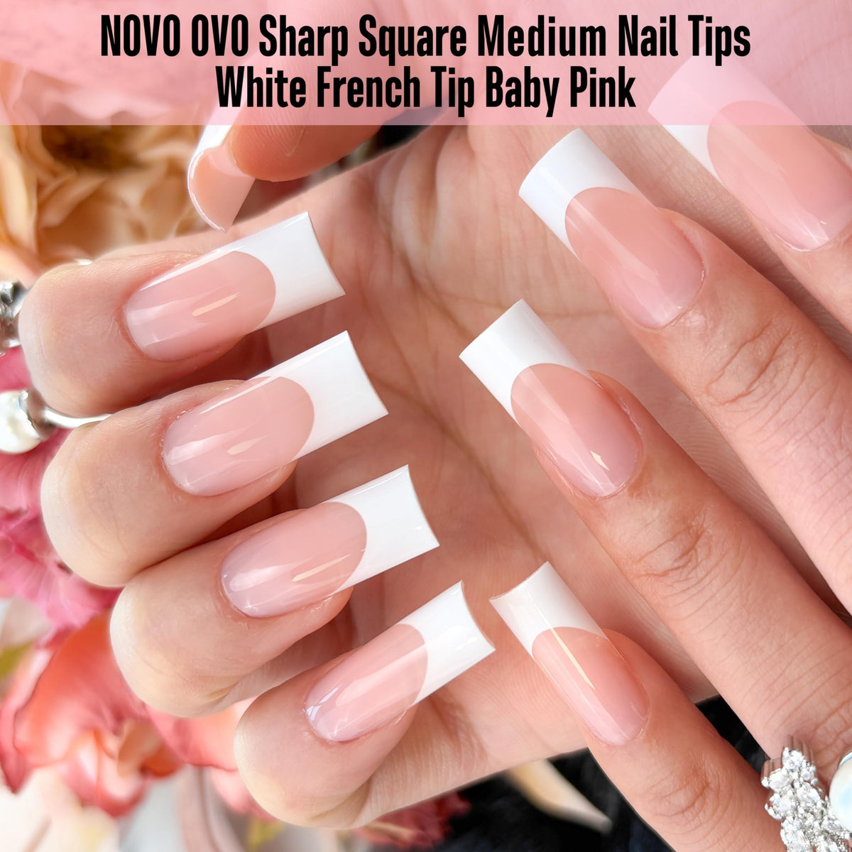 NOVO OVO pre-filed cuticle end eliminates filing for cleaner application.