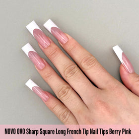 NOVO OVO pre-filed cuticle-end reduces prep time during application.