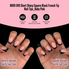 NOVO OVO PMMA soft gel formula ensures ultra transparency and easy shaping