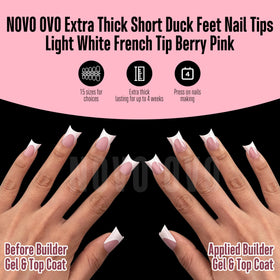 NOVO OVO press-on kit with UV glue for quick application