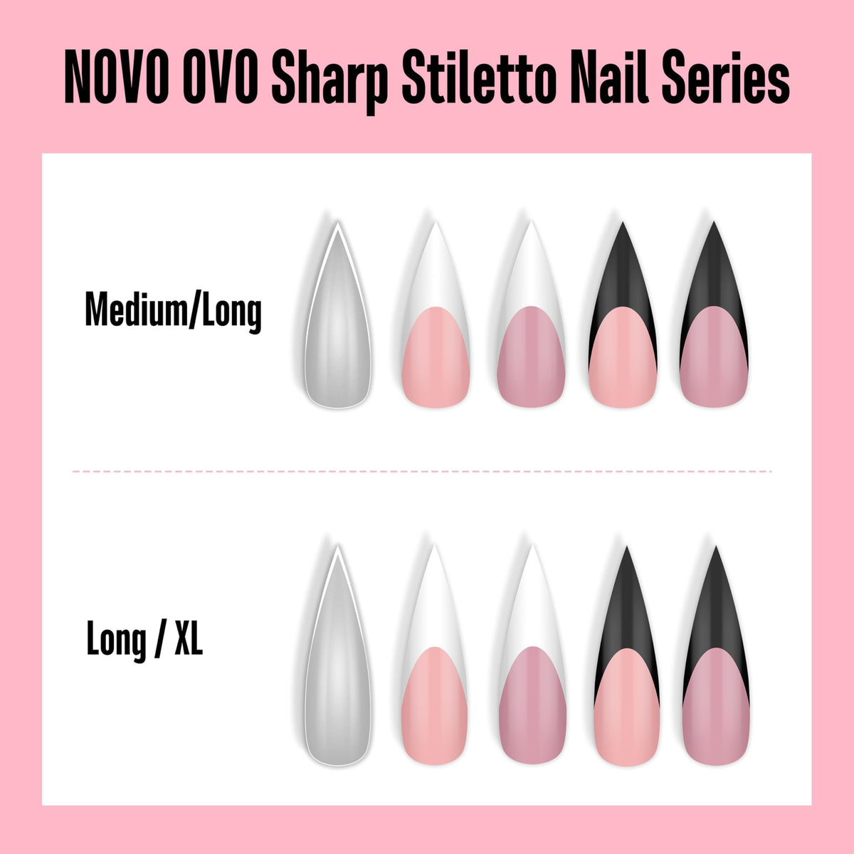 NOVO OVO press-on nails ideal for quick at-home manicures.