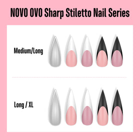 NOVO OVO press-on nails ideal for quick at-home manicures.