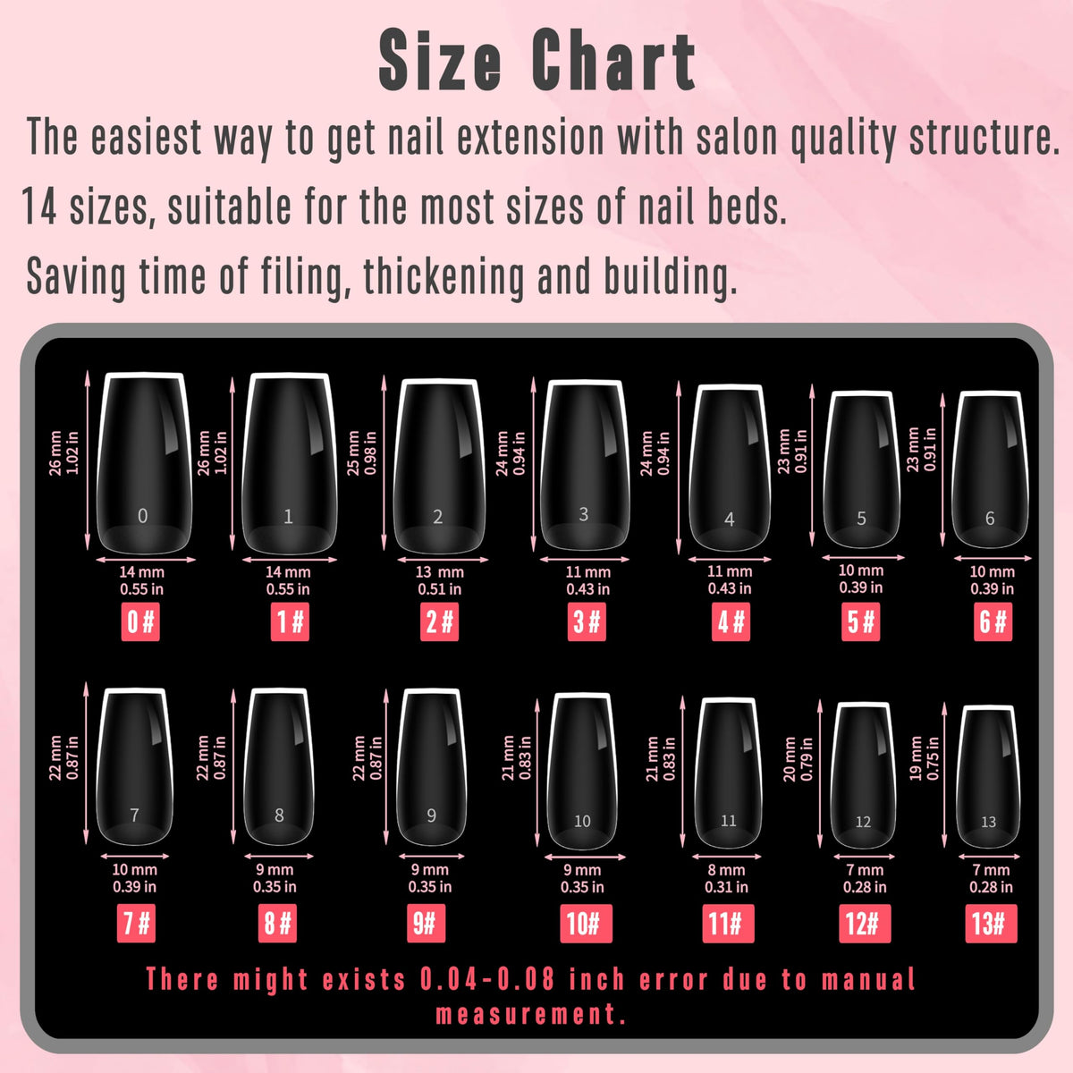 NOVO OVO salon-quality nail tips exhibit a matte cuticle finish for a refined look.