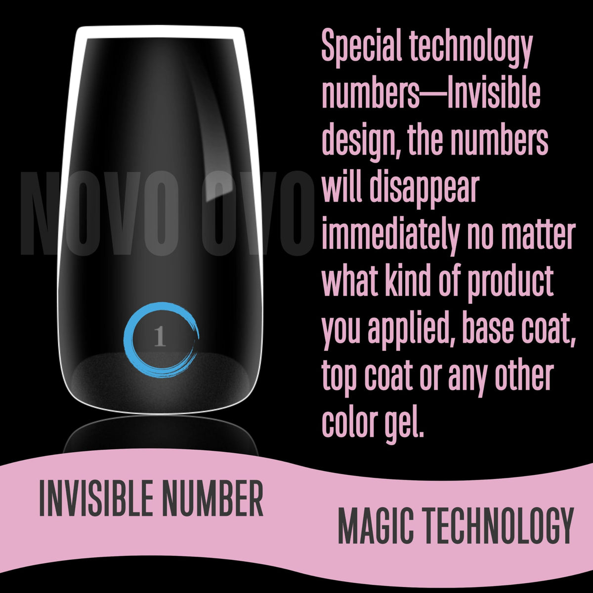 NOVO OVO soak-off nail tips are easy to remove without over-filing.