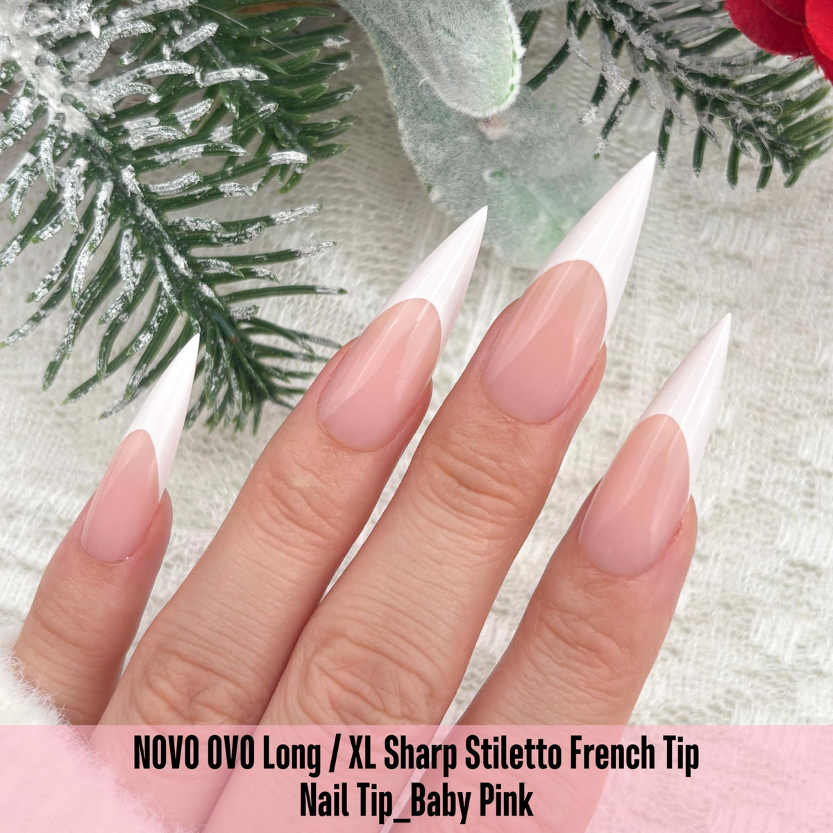 NOVO OVO press-on nails with soft gel base for easy home manicures.
