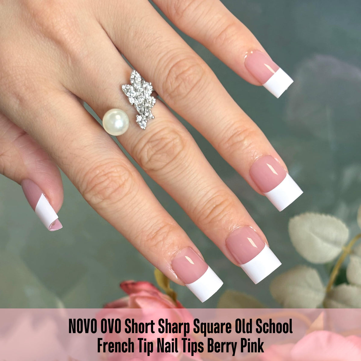 NOVO OVO soft gel full-cover nails shown for easy press, trim, and paint.