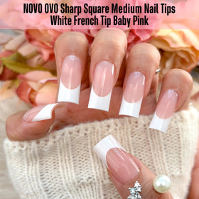 NOVO OVO soft gel full-cover nail tips offer a seamless natural look and strong hold.