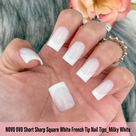 NOVO OVO soft gel PMMA tips offer ultra-transparent finish and easy soak-off removal.