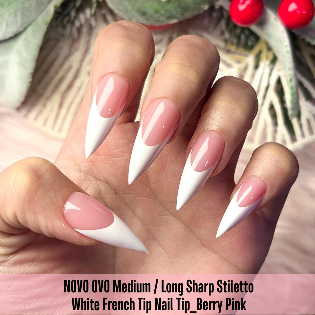 NOVO OVO soft gel nail tips ultra-transparent for seamless natural-looking extensions.