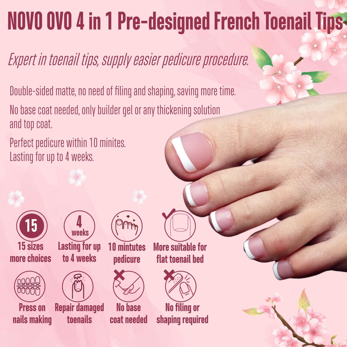 NOVO OVO soft gel toe tips offer lightweight comfort and durable wear