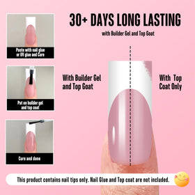 NOVO OVO diverse nail tips portfolio includes toe tips and curved shapes for customization.
