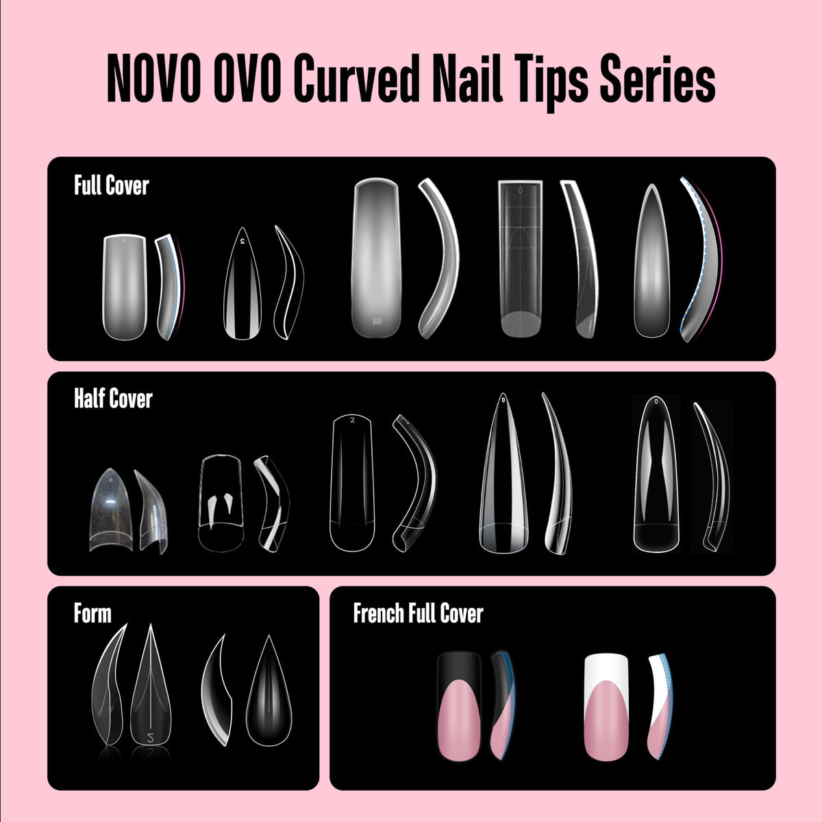 NOVO OVO versatile nails suit weddings, cosplay, and celebrations.
