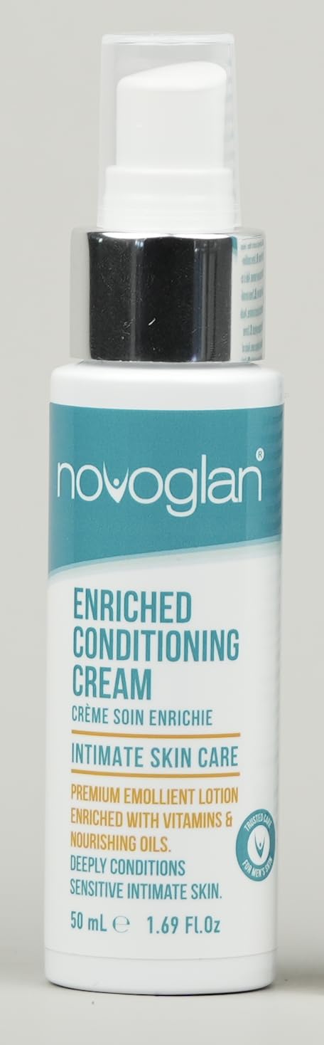 Novoglan phimosis kit shown beside the cream for integrated care.