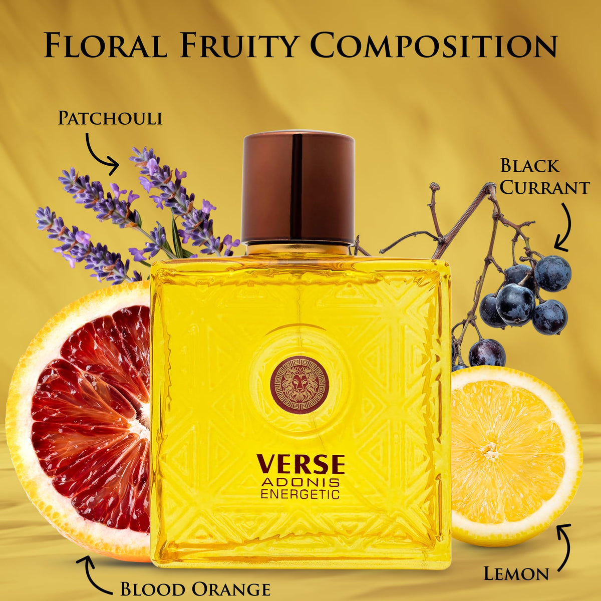 NovoGlow Verse Adonis bottle back displays label detail and premium presentation.