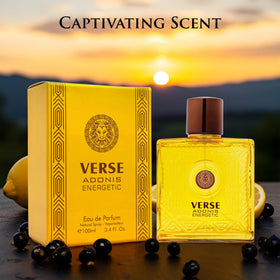 NovoGlow Verse Adonis bottle side profile highlights compact design for travel.