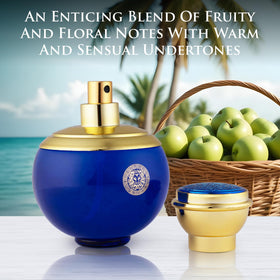 NovoGlow Verse Deep Blue fragrance trail hint for daily wear.