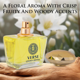Deluxe NovoGlow packaging for Verse Golden Crystal, ready for gifting or personal pampering.