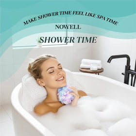 NOVYELL spa-ready pillow set turns ordinary baths into relaxing routines