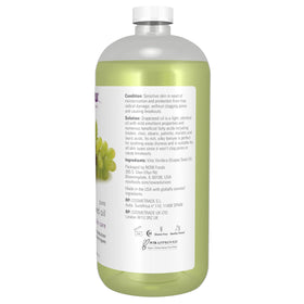 NOW Foods Grapeseed Oil texture highlights silky hydration for daily use