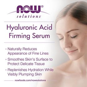 NOW Foods Hyaluronic Acid Serum pump enables easy dispensing and stable formula.