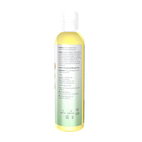 NOW Foods Organic Sweet Almond Oil clear bottle highlights unscented formula for sensitive skin.