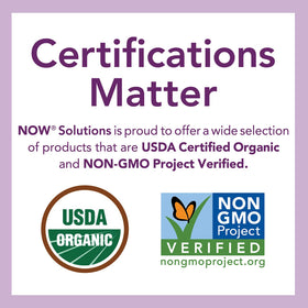 NOW Foods Organic Sweet Almond Oil USA-packaged bottle on shelf underscores domestic production.