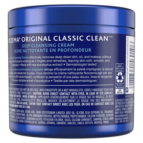 Noxzema Original face wash six-pack label close-up highlighting value.