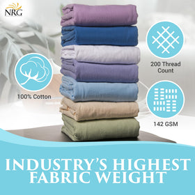 NRG color options to match your massage room decor and branding.