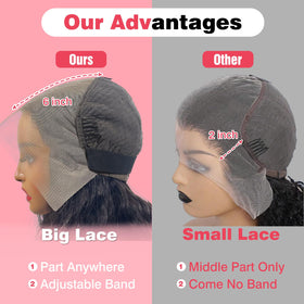 Nsvnsv 12A Brazilian virgin human hair wig ready for styling