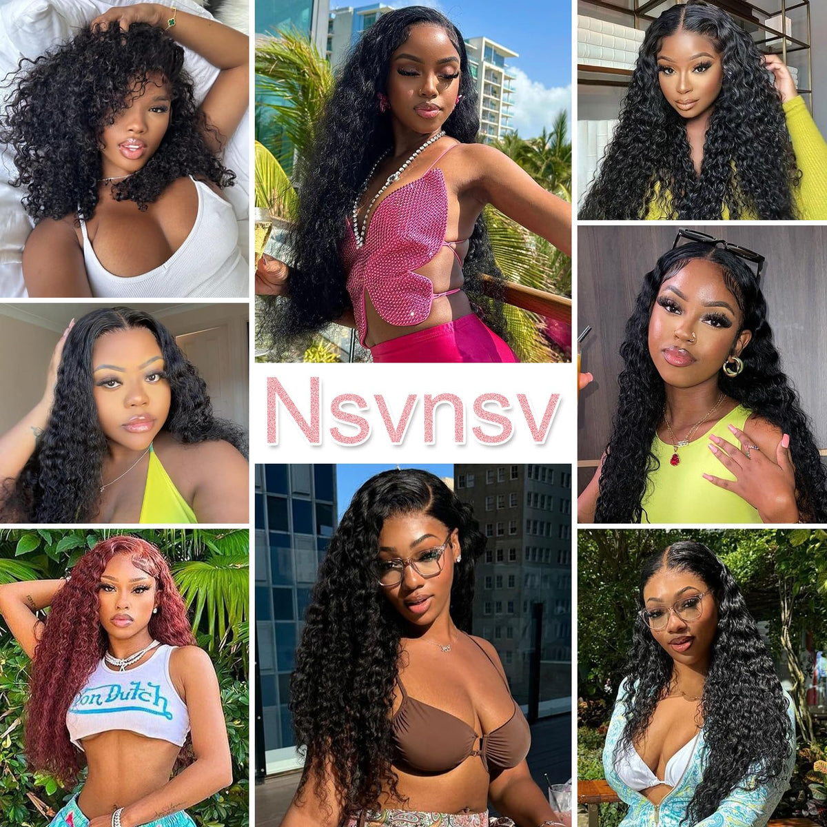 Nsvnsv versatile wig suitable for parties, travel, or daily wear.