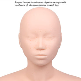 NSXAYIWE eyelash extension practice head offers realistic positioning for lashes.