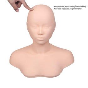 NSXAYIWE acupuncture and massage practice head helps precise technique rehearsal.