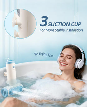 NTOEJA compatible with most standard bathtubs for easy setup.