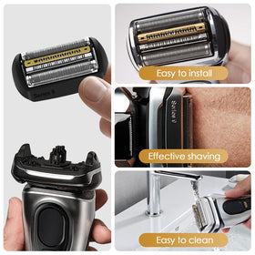 Ntrjtrss 92B head replacement enables quick, simple shaver updates.